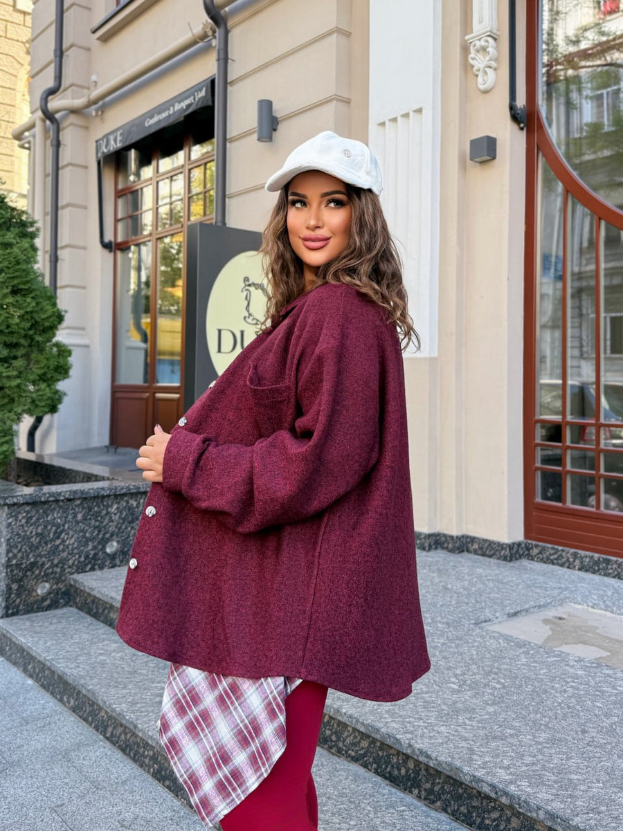Връхна риза от букле - Twiggy Shop