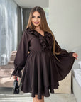 Къса разкроена рокля - Twiggy Shop
