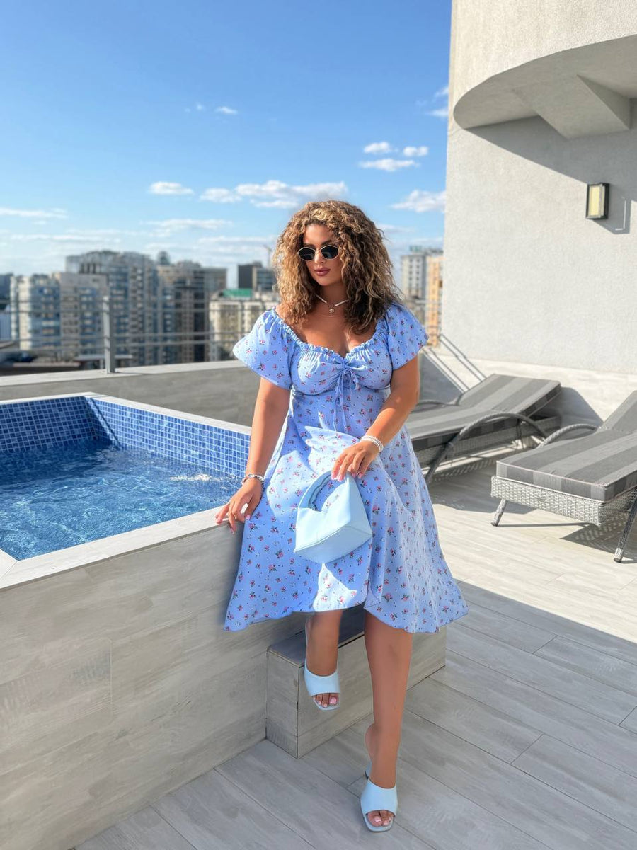 Лятна рокля на цветя
