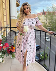 Памучна рокля със сърца