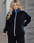 Комплект от трико с вложки от деним - Twiggy Shop