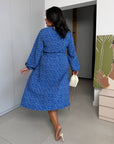 Миди рокля на точки