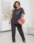 Комплект в две части с надпис - Twiggy Shop