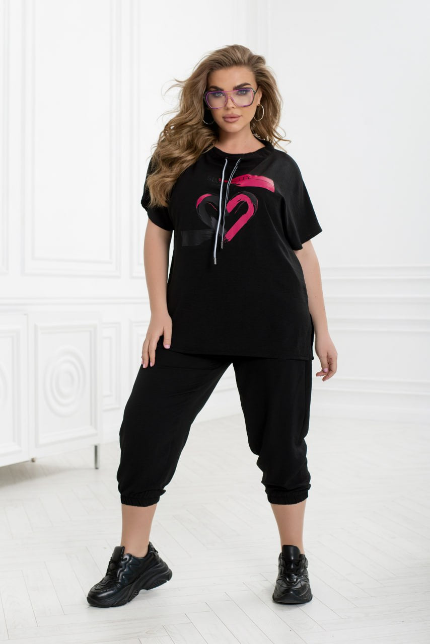 Комплект от горнище и скъсен панталон - Twiggy Shop