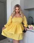 Рокля с модулни ръкави - Twiggy Shop