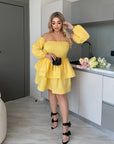 Рокля с модулни ръкави - Twiggy Shop