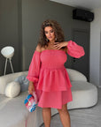 Рокля с модулни ръкави - Twiggy Shop
