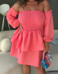 Рокля с модулни ръкави - Twiggy Shop