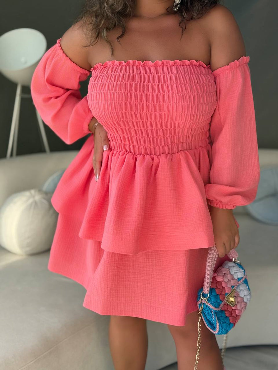 Рокля с модулни ръкави - Twiggy Shop
