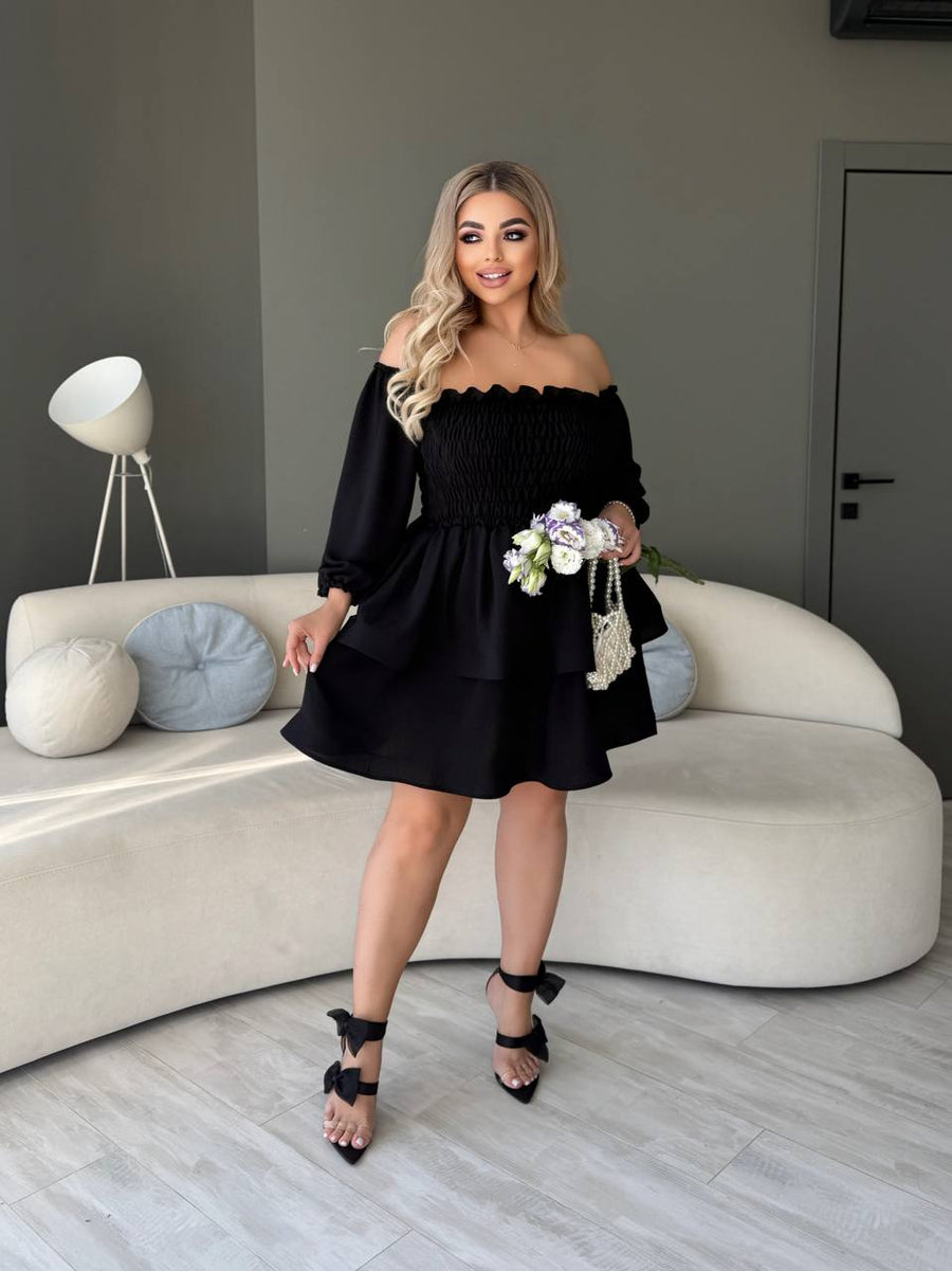 Рокля с модулни ръкави - Twiggy Shop