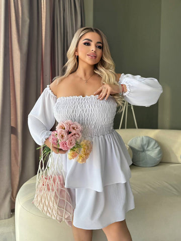 Рокля с модулни ръкави - Twiggy Shop