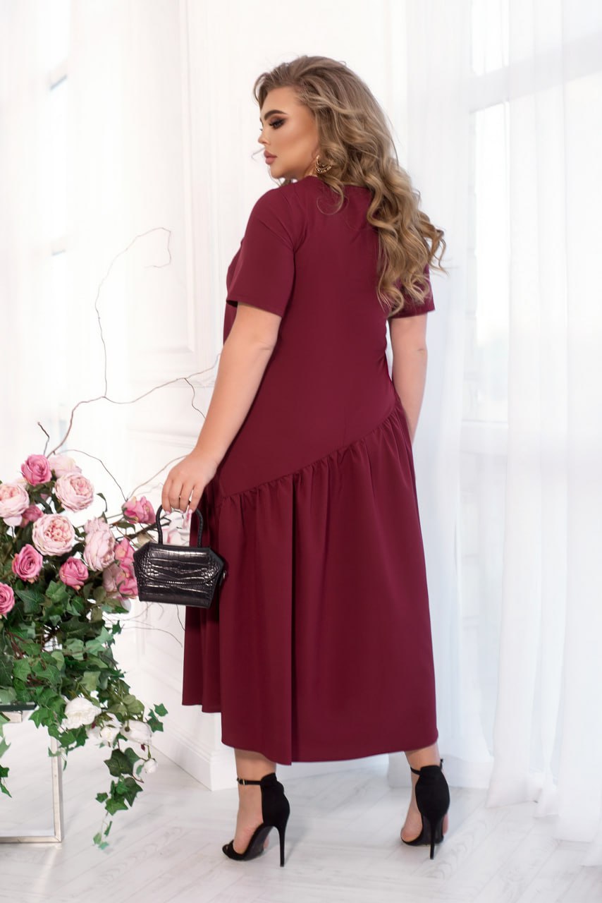 Миди рокля в свободна кройка - Twiggy Shop