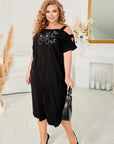 Рокля декорирана с камъни - Twiggy Shop