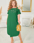 Рокля декорирана с камъни - Twiggy Shop