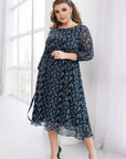 Рокля от шифон с колан - Twiggy Shop