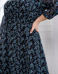 Рокля от шифон с колан - Twiggy Shop