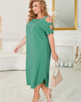 Рокля декорирана с камъни - Twiggy Shop