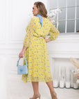 Рокля от шифон с колан - Twiggy Shop