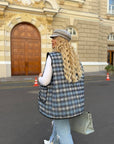 Елек в десен на каре