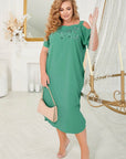Рокля декорирана с камъни - Twiggy Shop