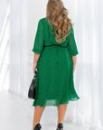 Рокля от шифон с колан - Twiggy Shop