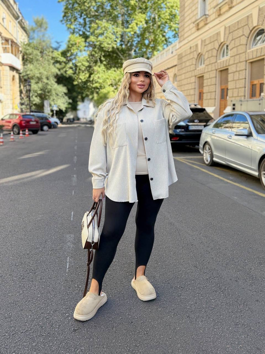 Риза от рипсено кадифе