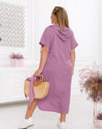 Лека рокля с качулка - Twiggy Shop
