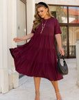 Рокля в свободна рокля от софт - Twiggy Shop