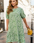 Памучна рокля на цветя - Twiggy Shop