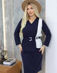 Комплект от блуза и пола
