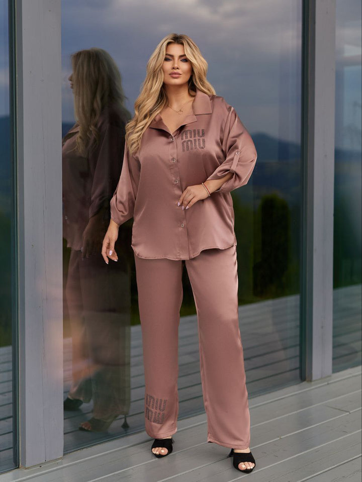 Комплект от риза и панталон - Twiggy Shop
