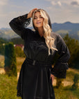 Къса рокля с дантела и камъни - Twiggy Shop