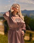 Къса рокля с дантела и камъни - Twiggy Shop