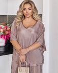 Комплект от структурирана материя - Twiggy Shop