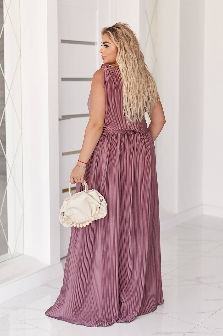 Дълга рокля от структурирана материя - Twiggy Shop