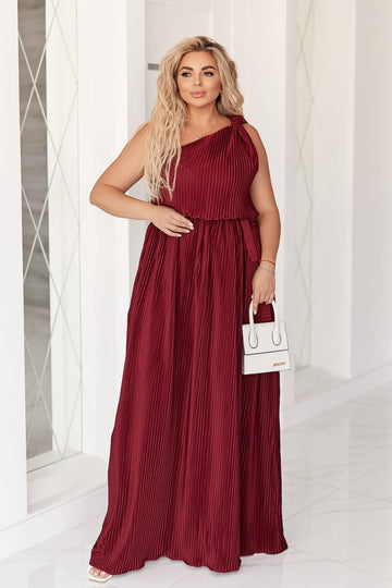 Дълга рокля от структурирана материя - Twiggy Shop