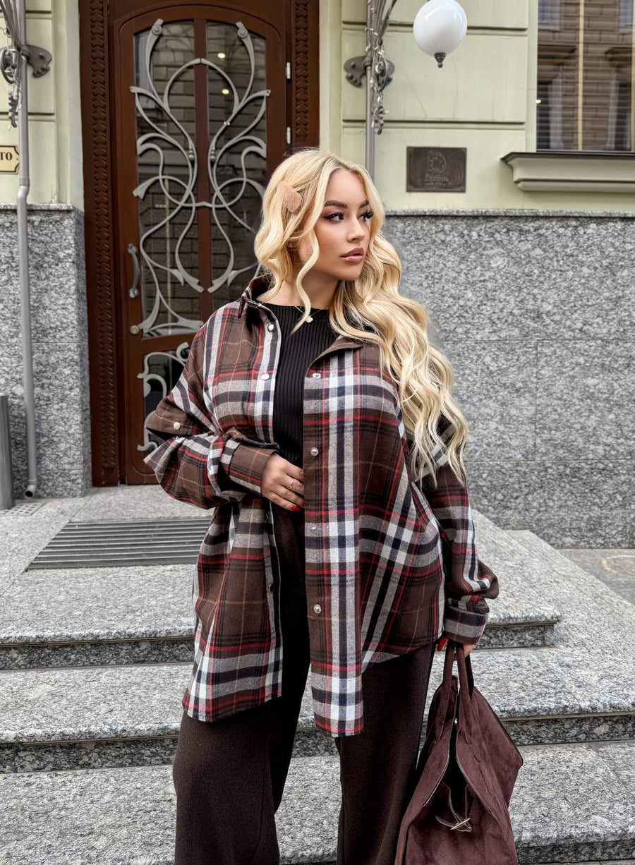 Карирана риза