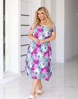 Рокля от шифон на цветя - Twiggy Shop
