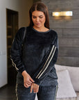 Спортен комплект от кадифе - Twiggy Shop