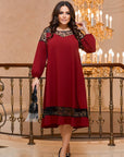 Рокля в свободна кройка с мрежа - Twiggy Shop