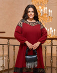 Рокля в свободна кройка с мрежа - Twiggy Shop