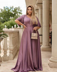 Дълга копринена рокля - Twiggy Shop