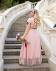 Рокля от софт с мрежа - Twiggy Shop