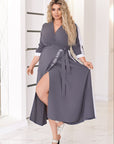 Рокля с надписи с прехвърляне - Twiggy Shop
