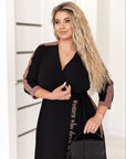 Рокля с надписи с прехвърляне - Twiggy Shop