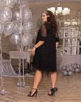 Рокля в свободна кройка от мрежа - Twiggy Shop