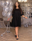 Рокля в свободна кройка от мрежа - Twiggy Shop