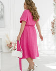 Рокля на точки с колан - Twiggy Shop