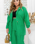 Комплект в две части от ленена смес - Twiggy Shop
