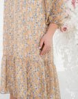 Рокля от шифон с волани - Twiggy Shop